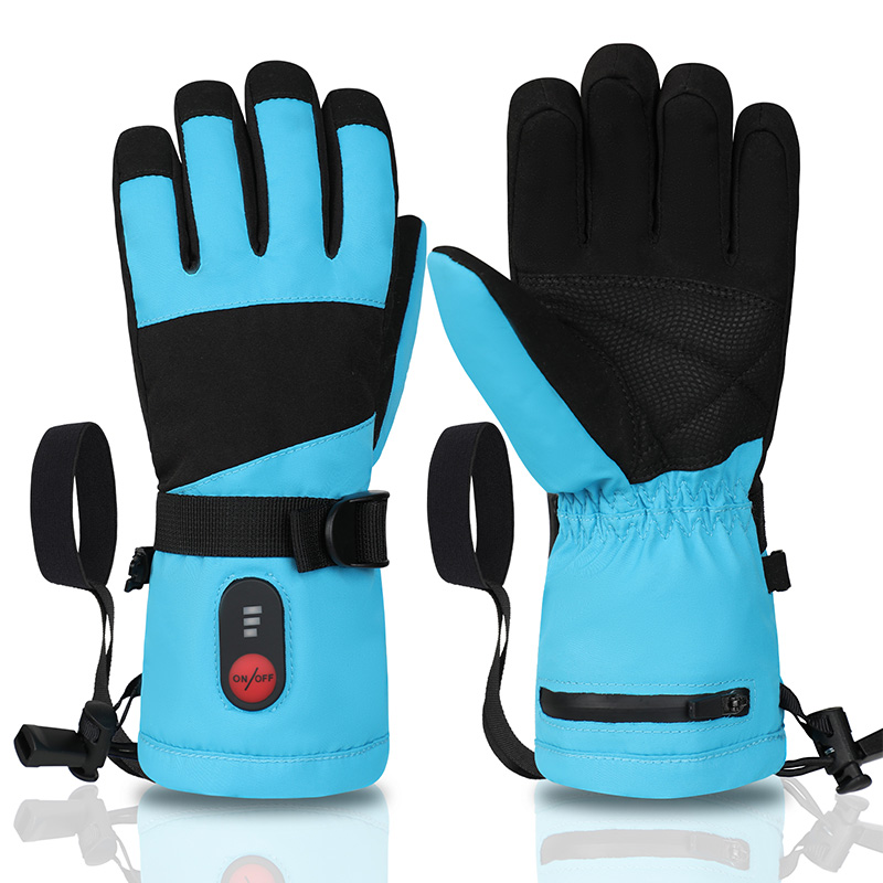 Snow Glove Insulated - 防水機能付きのヒートグローブ、スキー・スノーボード用、子供用、冬用、防寒、軽量、断熱素材、スノースポーツ用ミトン。