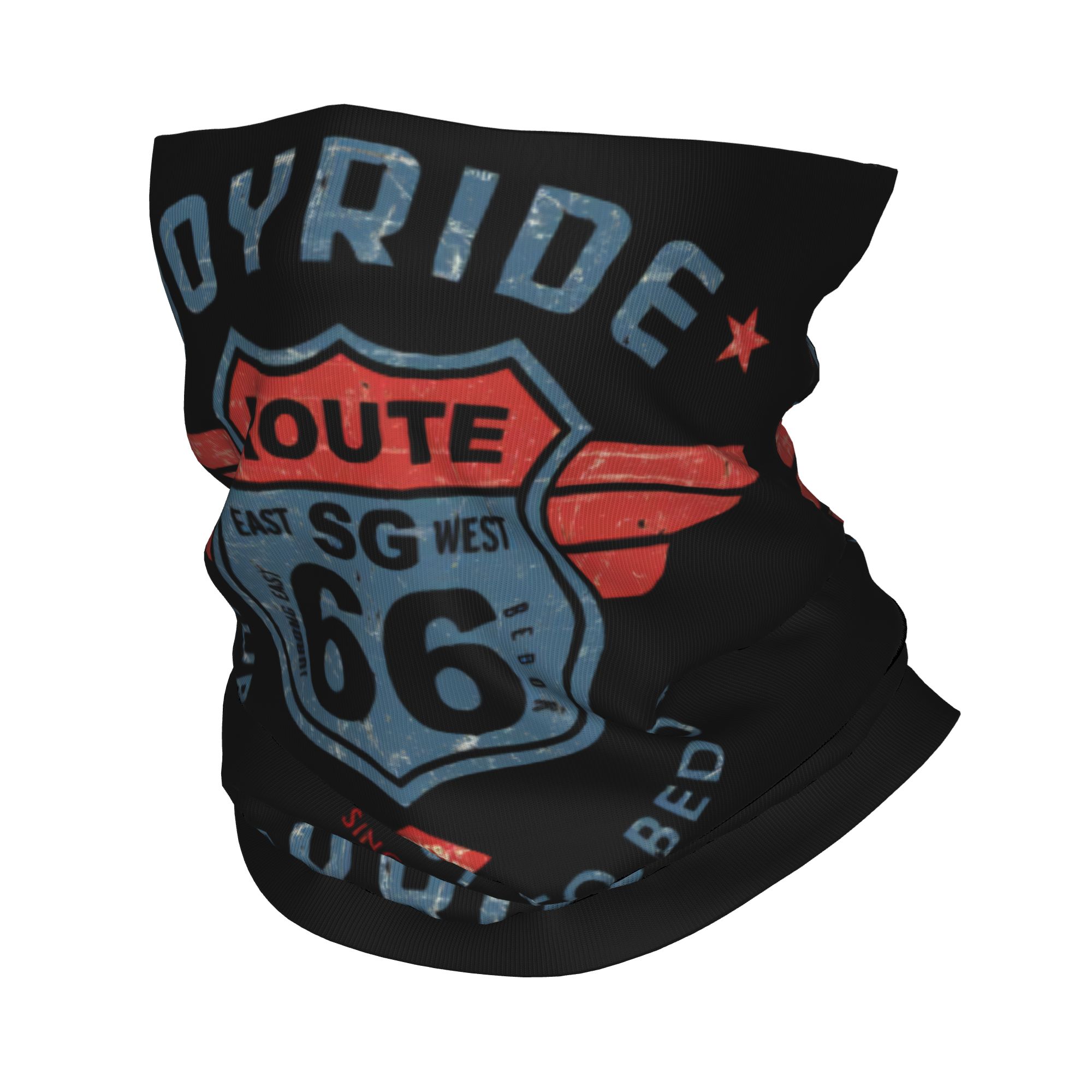 Neck Gaiter Fleece - バイクライド ルート66 ネックゲイター 男女兼用 UVカット 冬用