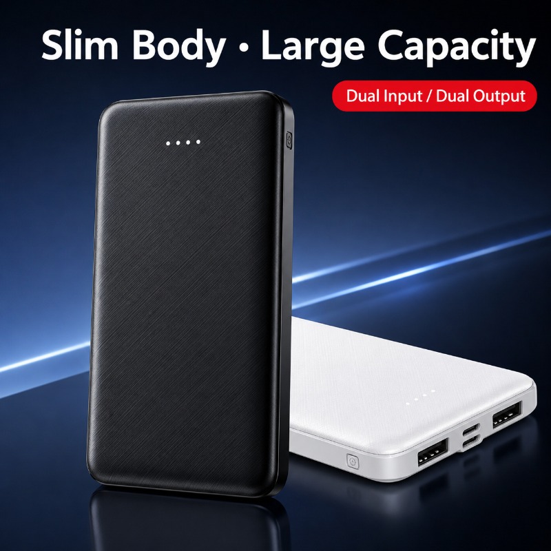Heated Vest Battery - 20000mAh パワーバンク 超薄型ポータブル充電器、ヒートベストジャケット用、大容量外部バッテリー
