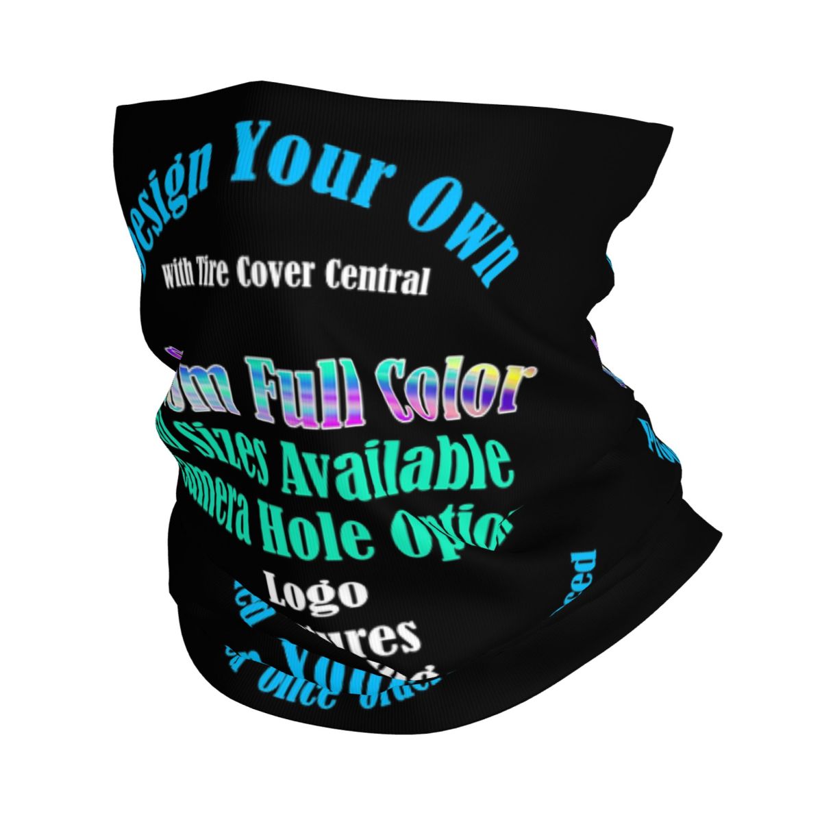 Neck Gaiter Fleece - カスタムデザインプリントネックゲイター、男女兼用、防風、冬用、写真入りカスタムバンダナスカーフ、サイクリング用