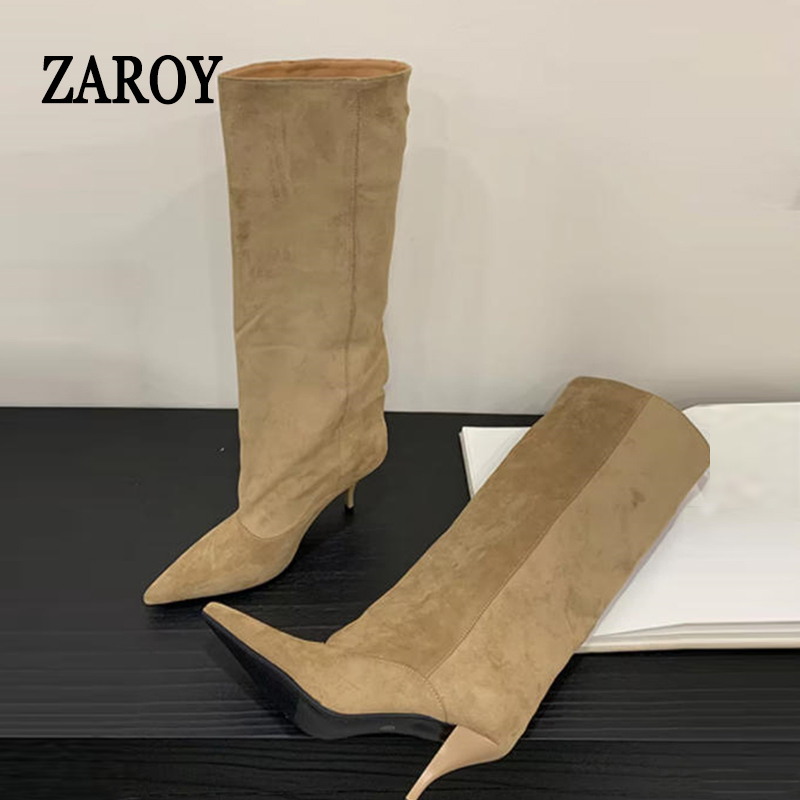 ZAROY ニーハイブーツ レディース 冬用 暖かいスノーブ - Waterproof Winter Boot のレビューと価格
