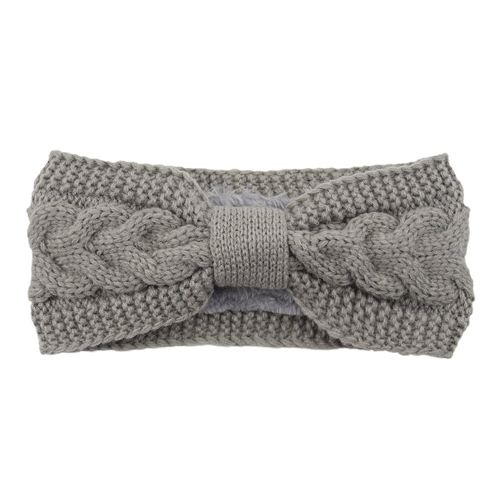 新しいファジーフリース裏地ヘッドバンド女性のためのソリッドツ - Winter Headband Fleece のレビューと価格