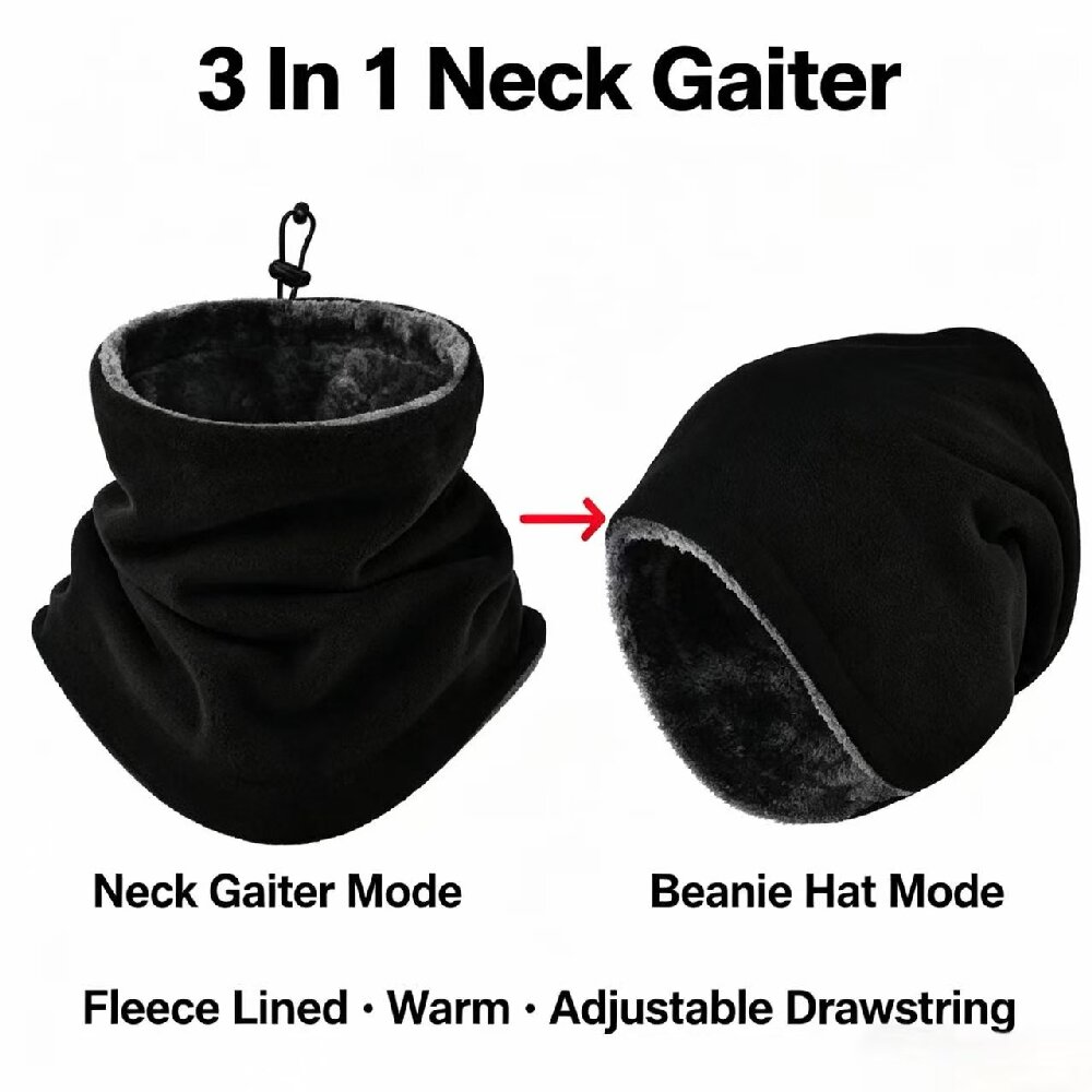 冬用バイク用防寒マスク 男女兼用 フリースネックウォーマー  - Neck Gaiter Fleece のレビューと価格